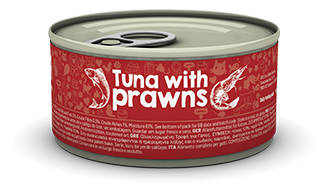 Naturea Tuna+Prawns konzerva 80g